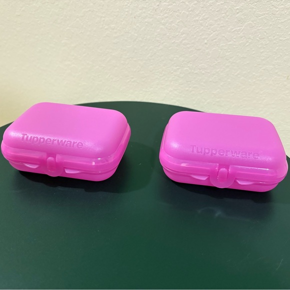 Tupperware Other - 2 Tupperware Packables
Small Pink Oyster...